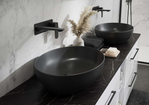 Blat pentru mobilier Cersanit Larga 180 cm, negru marmura - Img 6