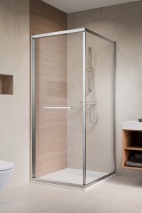 Cabina dus patrata Radaway Alienta Slide Crom, 80x80x200