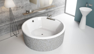 Cada baie Radaway Meteora, acril, Ø160 cm - Img 2