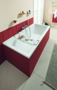 Cada baie rectangulara Villeroy&Boch Targa Plus Solo, acril, 170x75 cm - Img 2