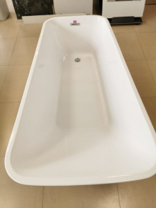 Cada freestanding dreptunghiulara 9013, acril, 170x80 cm - Img 3