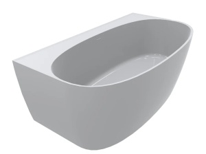 Cada freestanding Miraggio Anna compozit 175x85 cm alb lucios - Img 7