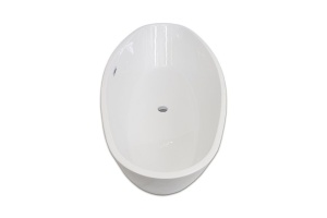 Cada freestanding Sanotechnik Las Vegas white, acril, 180x80x56 cm - Img 3