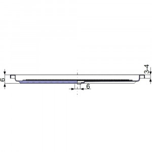 Cadita dus dreptunghiulara acril Belform Cubo slim 120x90x3 cm alb - Img 2
