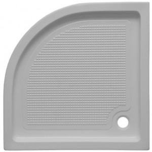 Cadita dus semirotunda Belform Cubo, acril, 90x90 cm