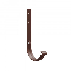Carlig 210 jgheab pentru sistem pluvial Bilka, metalic, D 150 mm, maro ciocolatiu (RAL 8017), mat