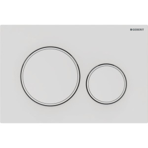 Clapeta actionare Geberit Sigma 20 alb mat lacuit-alb - Img 1