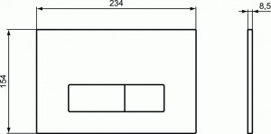 CLAPETA ACTIONARE PNEUMATICA OLEAS P2 DUAL ALBA - Img 2