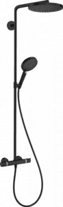 Coloana de dus cu baterie termostatata Hansgrohe Raindance Select 240, matt black