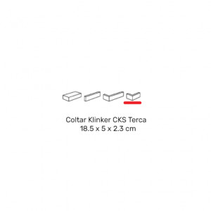 Coltar Klinker CKS Terca Agora Grafietzwaart, 18.5 x 6.5 x 2.3 cm - Img 2