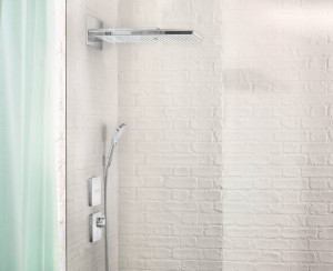 Conector furtun dus Hansgrohe FixFit Square, auriu lucios - Img 4