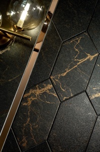 Decor Tubadzin Caramell gold form 14.8x22.5 cm - Img 2