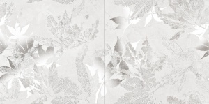 Decor Tubadzin Efemera leaves 4-elemente 59.8x119.8 cm