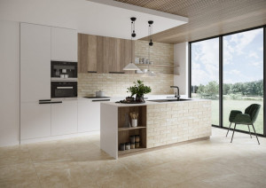 Elevatie Klinker Cerrad Rapid beige 7.4x30 cm - Img 2