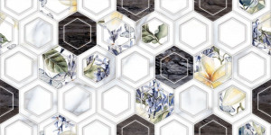 Faianta decor Kai Nobile Hexagones 30x60 cm, anthracite