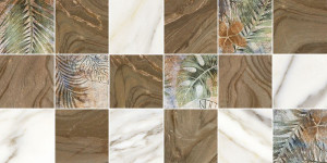 Faianta decor Kai Portobello Squares 30x60 cm, brown - Img 4