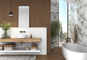 Faianta Emigres Timber Panel Nogal rectificata mata 40x120cm - Img 2