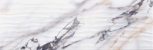 Faianta Kai Ceramics Monet Waves white 24.4x74.4 cm - Img 2