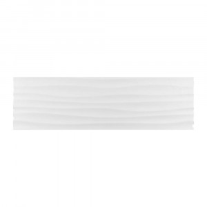 Faianta Kai Whites Onda, 25.5x75.5 cm, white