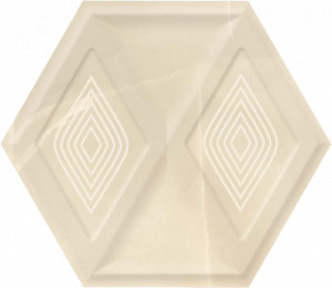 Faianta Paradyz Illusion Heksagon STR 19.8X17.1 cm, beige - Img 4