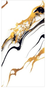 Gresie Chris Black 60x120 cm, lucioasa