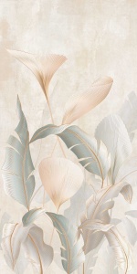 Gresie Kai Cemento Flowers Cream Beige 60x120 cm, mata - Img 2