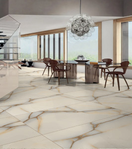 Gresie Luxury Zed Onyx Beige 60x120 cm, lucioasa - Img 2
