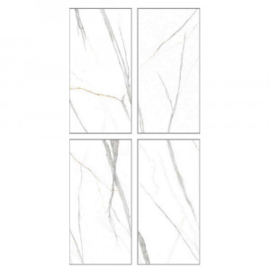 Gresie Road 60x120 cm, white mat carving - Img 2