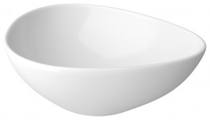 Lavoar pe blat Cersanit Moduo, neregulat, 45x35.5x15 cm, alb