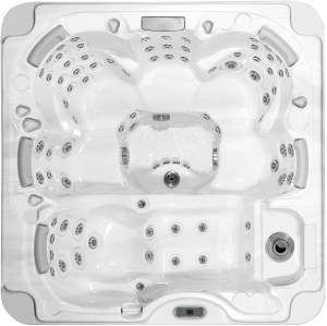 Minipiscina jacuzzi Wellis Chill, 6 locuri, 213x213x91 cm