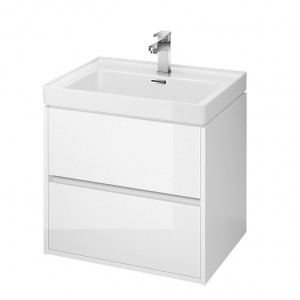 Mobilier pentru lavoar Cersanit Crea 60 cm alb - Img 2