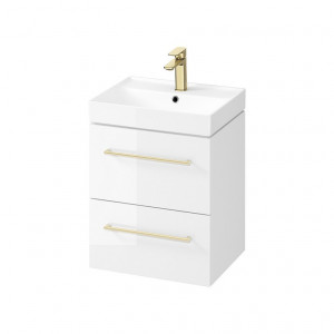 Mobilier suspendat Cersanit Larga pentru lavoar 50x38 cm, alb - Img 2