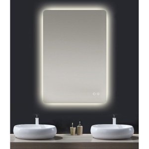 Oglinda cu iluminare LED Fluminia Morris Ambient, 3 culori, dezaburire, 60 cm - Img 3