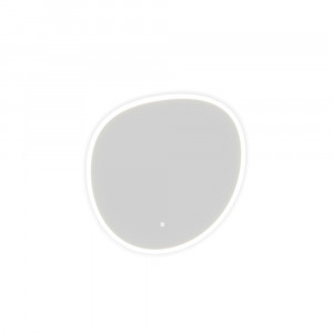 Oglinda cu iluminare LED Savini Due SPR211, buton touch, 82x72 cm