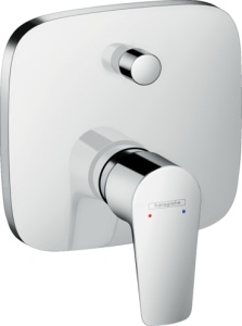 Ornament baterie incastrata cada/dus Hansgrohe Talis E, crom - Img 2