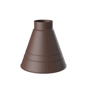 Palnie colectoare jgheab pentru sistem pluvial Wetterbest, metalic, D 97, mat