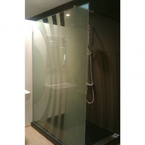 Paravan dus Walk-In Belform, model sablat, 150 cm, sticla 10 mm