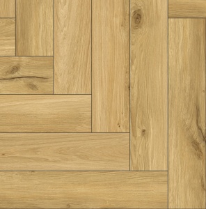 Parchet SPC Falquon The Floor Herringbone, honey oak, 6 mm