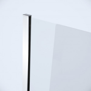 Perete fix cabina de dus Cersanit Moduo 80x195 cm, profil crom - Img 5