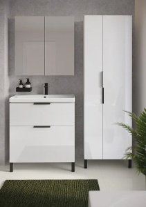 Picioare pentru dulap, Cersanit City, negru mat  - Img 2