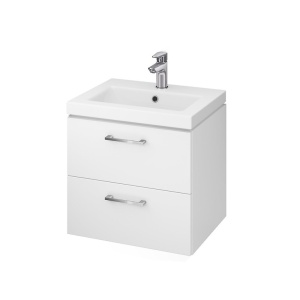 SET 806 Mobilier suspendat cu lavoar Cersanit Lara Como, 50 cm, alb