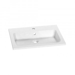 Set mobilier suspendat Oristo Montebianco si lavoar Beryl, 60 cm, sand mat