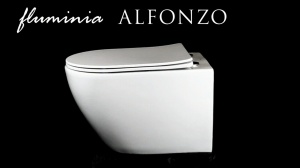 Set vas WC suspendat Fluminia Alfonzo Rimless protect cu capac softclose alb - Img 2