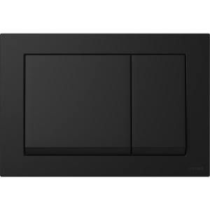 Set vas wc suspendat rimless cu capac soft close Foglia Alice, rezervor incastrat si clapeta neagra Cersanit Enter II - Img 4