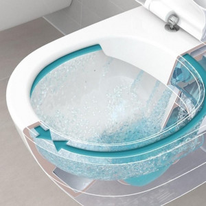 Set vas WC suspendat, Villeroy & Boch, Architectura, Direct flush, rotund, capac wc soft close si quick release, alb alpin - Img 4