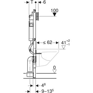 SISTEM INSTALARE PENTRU VAS WC DUOFIX 112 CM UP320 CAL. I - Img 3