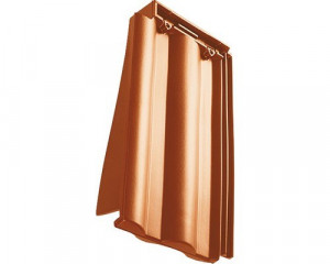 Tigla de margine stanga Tondach Twiston 9 (Twist) 30 x 50 cm, teracota