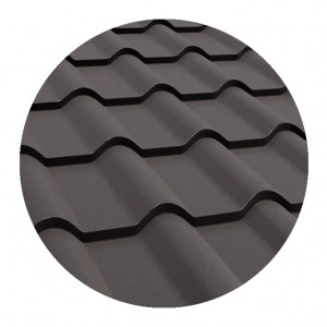 Tigla metalica Metigla Mira SuperMat 0.5 mm - Img 3