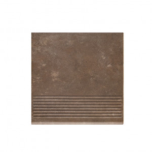 Treapta Klinker Paradyz Ilario brown stopnica prosta 30x30 cm