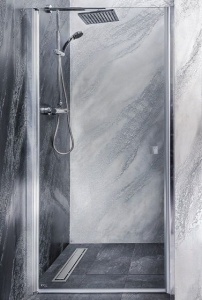 Usa de dus batanta Sanotechnik Brava 85-87x195 cm, crom